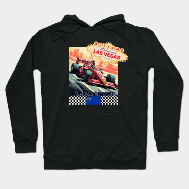 Las Vegas Grand Prix, Formula 1, Nevada, F1, usa grand prix Hoodie by Pattyld